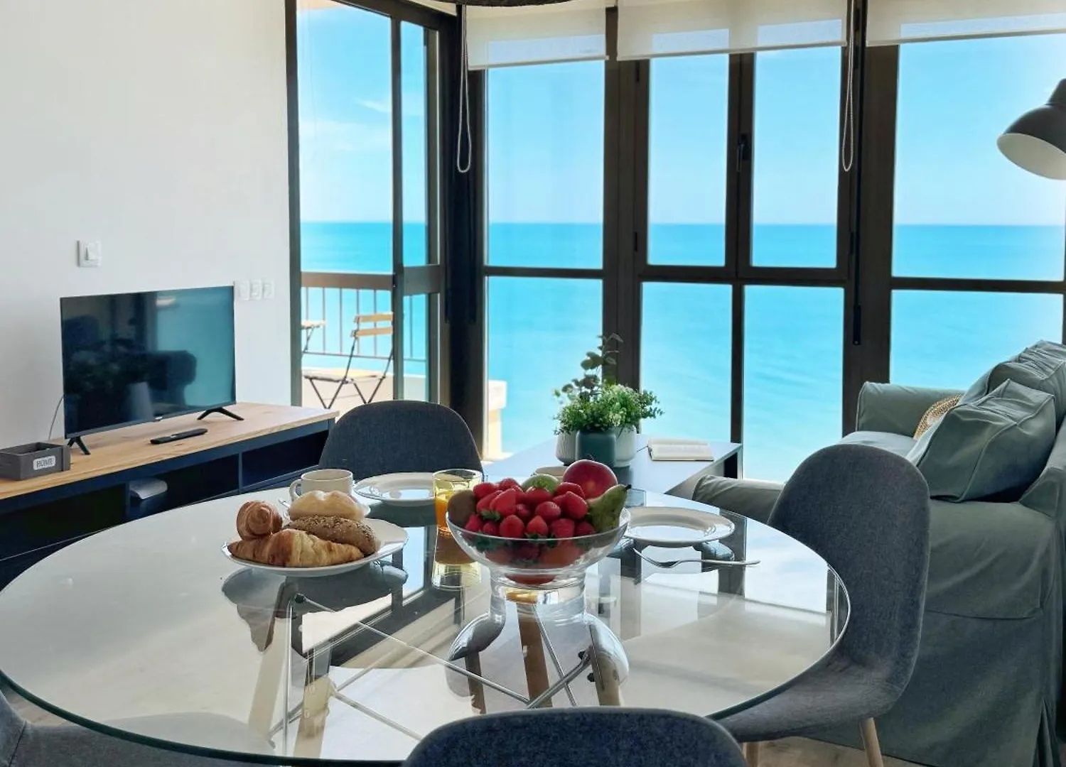 公寓 Apartamento Malagueta Premium Con Terraza Y Vistas Al Mar 马拉加