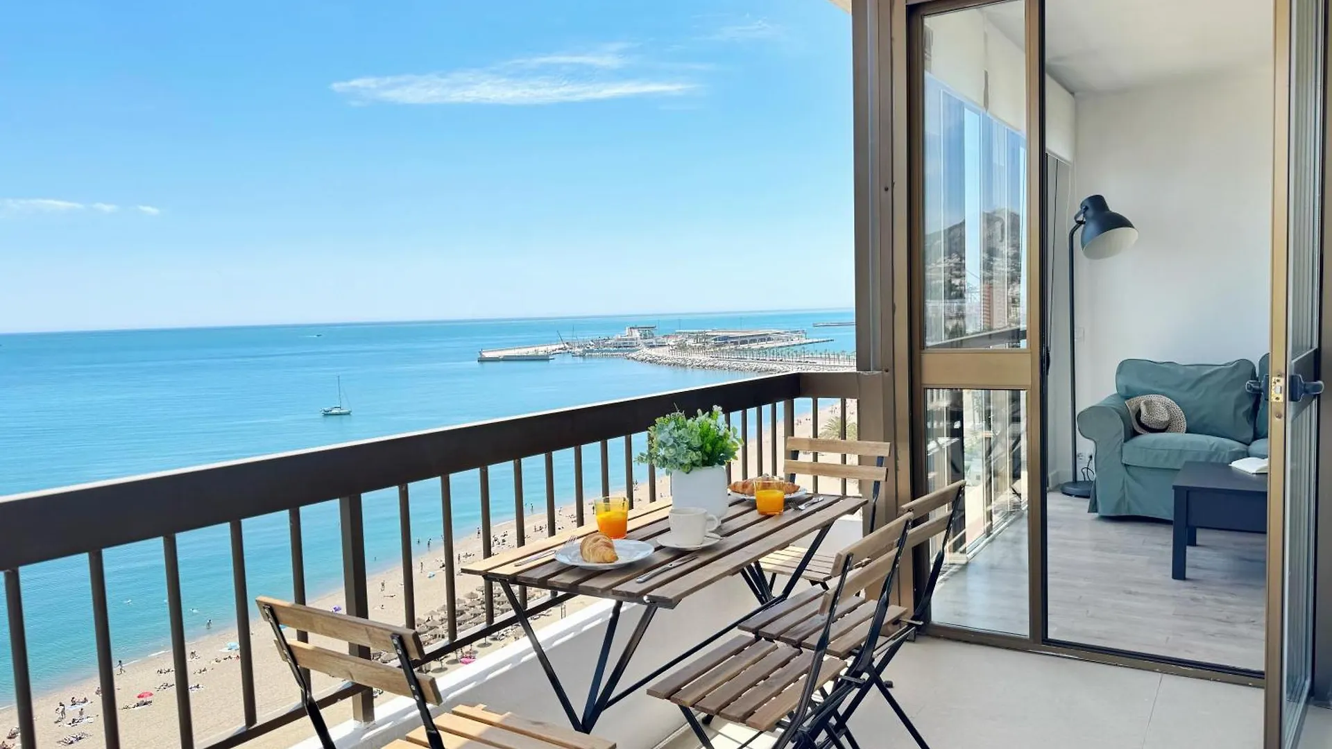 Apartament Apartamento Malagueta Premium Con Terraza Y Vistas Al Mar Malaga
